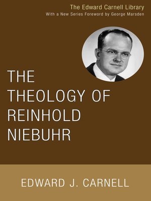 cover image of The Theology of Reinhold Niebuhr